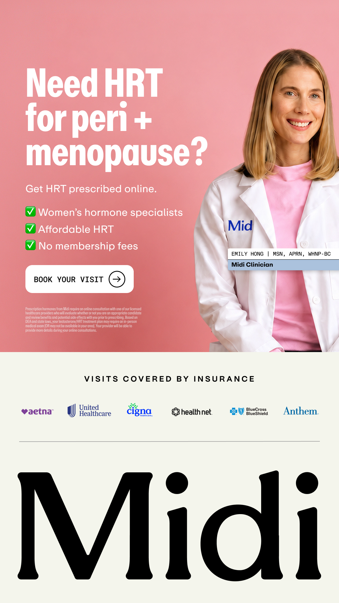 Midi Health Facebook ad