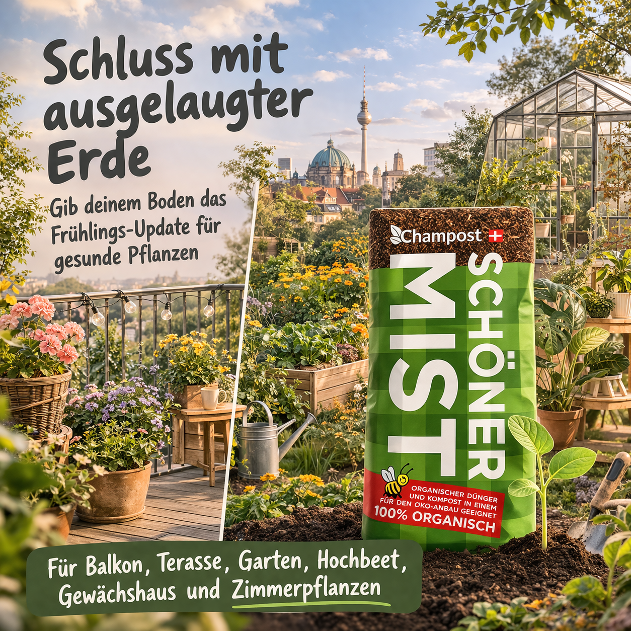 Champost Schöner Mist Facebook ad from Apr 17, 2026