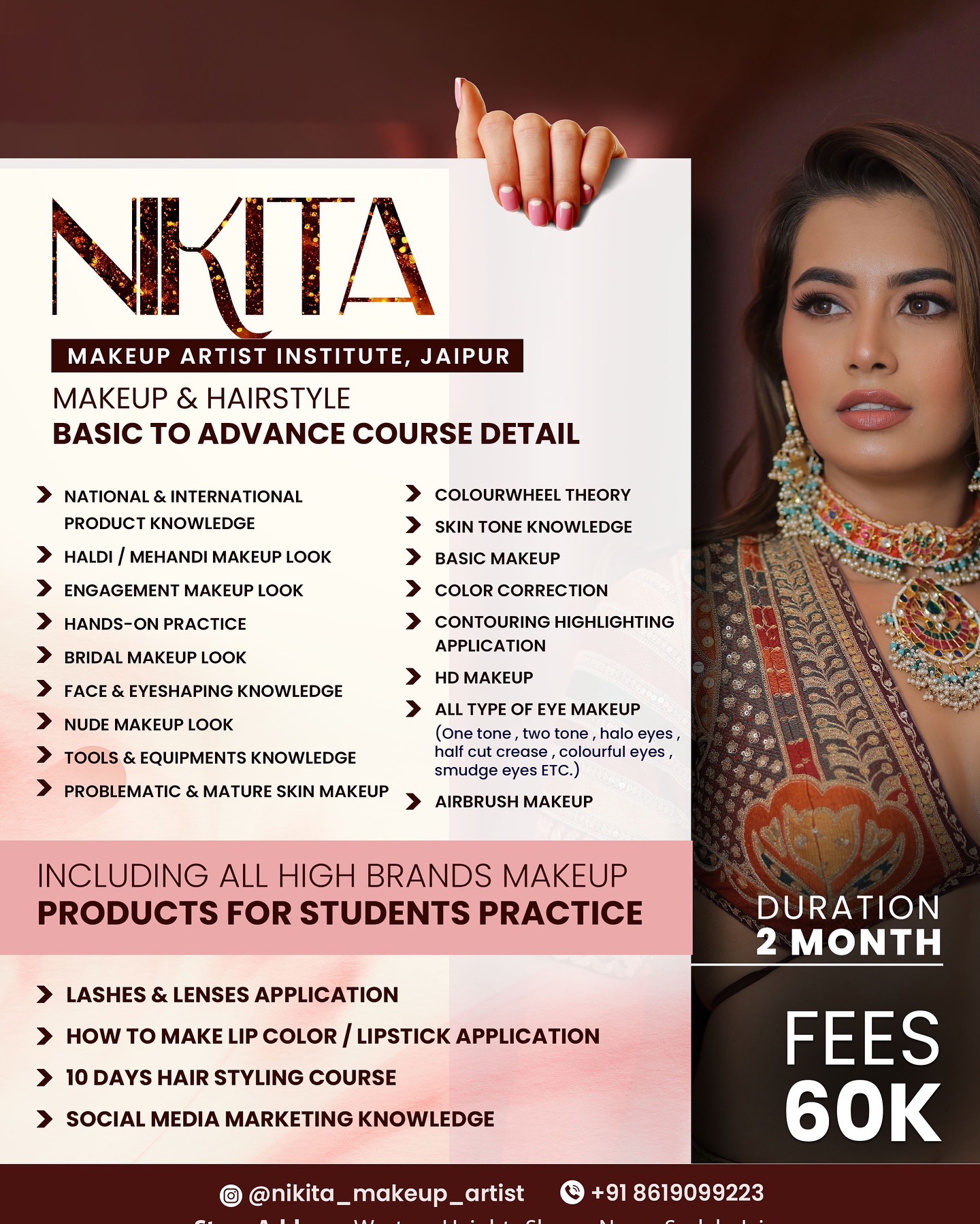 Nikita Makeup Artist Facebook ad