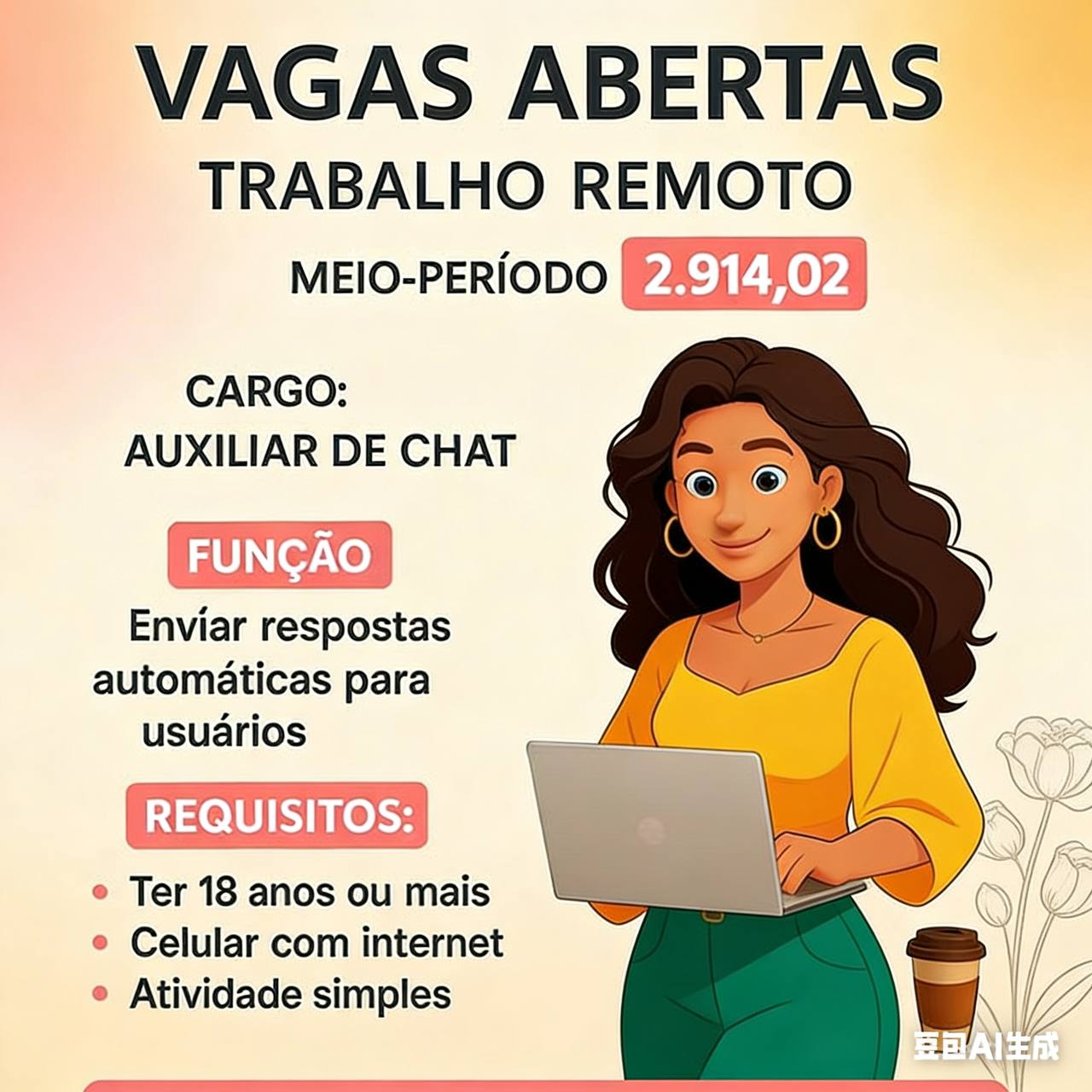 Bárbara Facebook ad: العمل عبر الإنترنت أصبح من الخيارات الشائعة والمرغوبة…