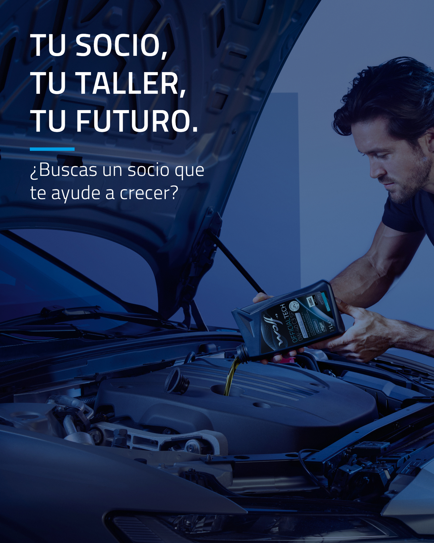 Wolf Lubes Facebook ad: ¿Buscas un socio que te ayude a crecer?