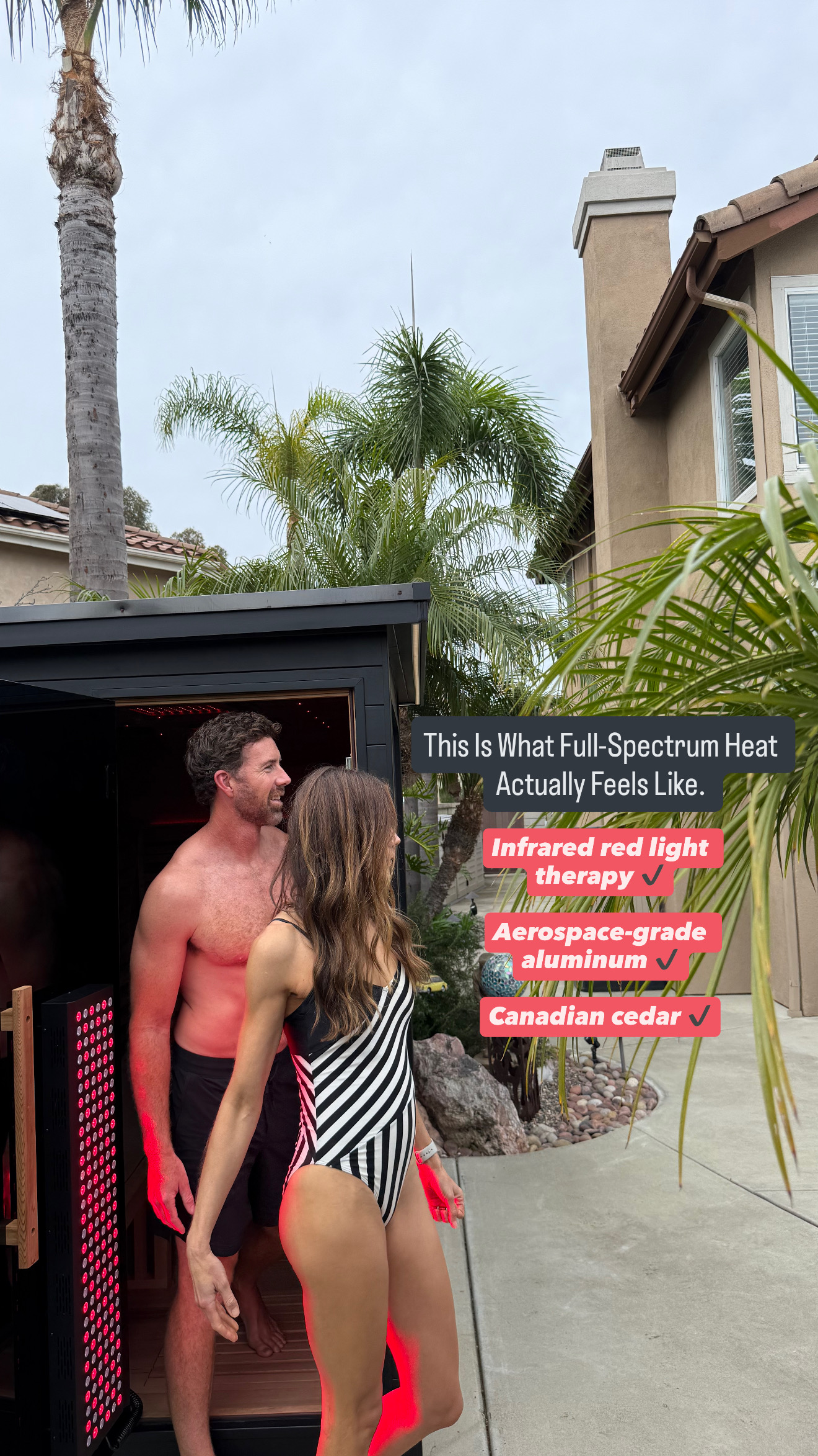 Sun Home Saunas Facebook ad