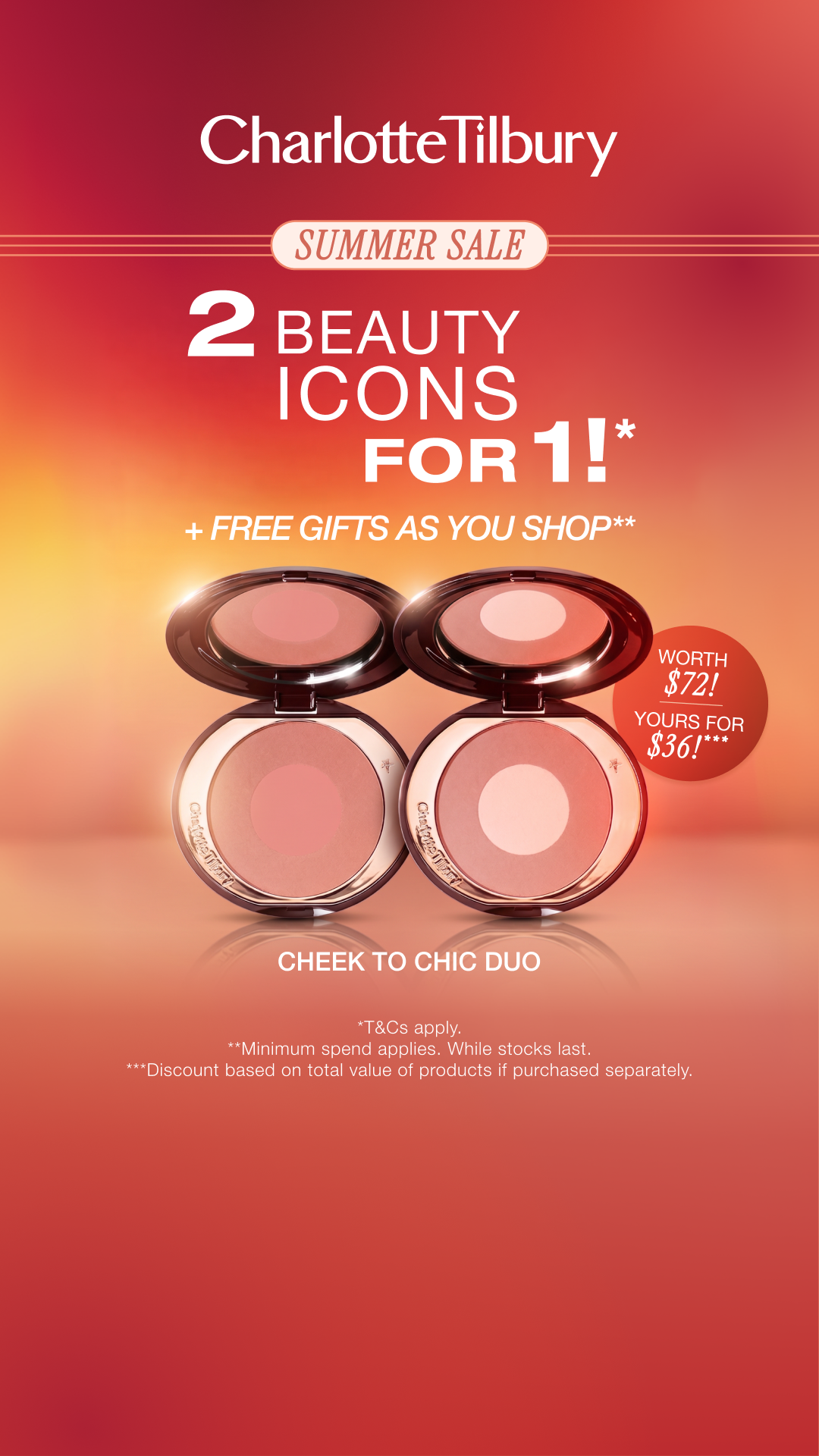 Charlotte Tilbury Facebook ad