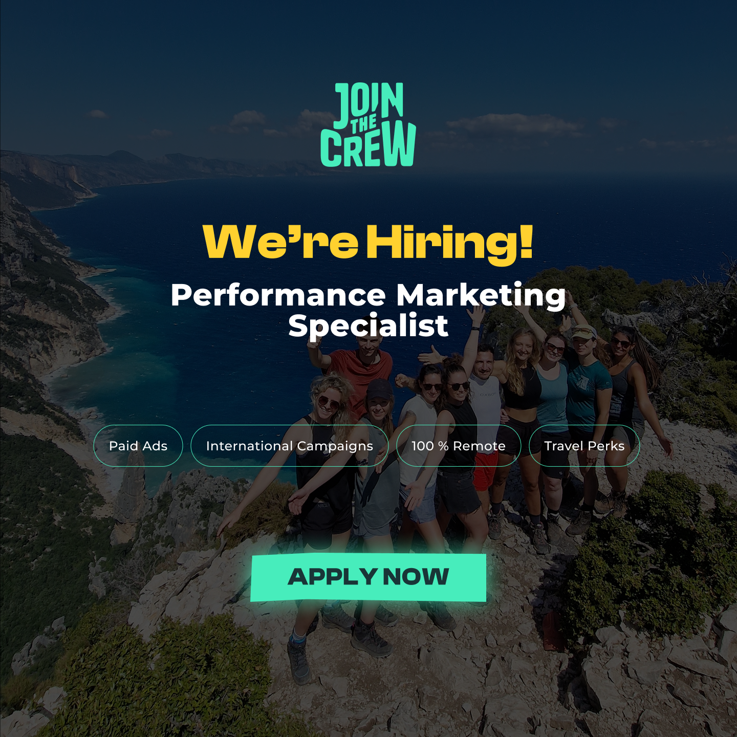 Join The Crew Facebook ad