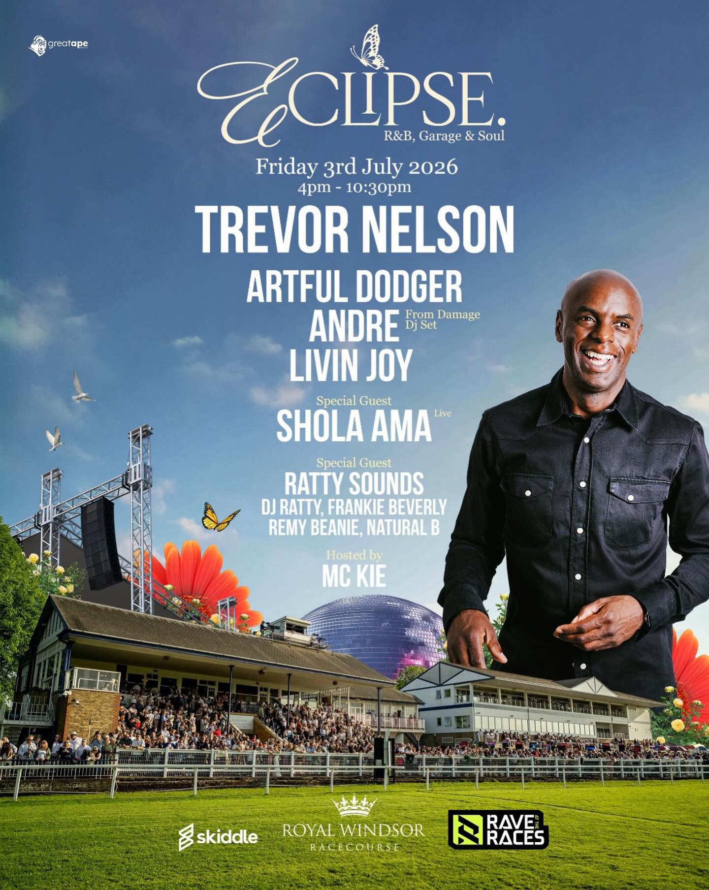 Rave at the Races Facebook ad