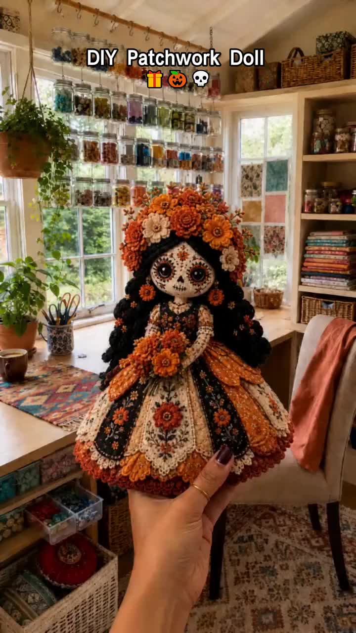 Braioncalit Facebook ad: Halloween Patchwork Doll DIY Kit