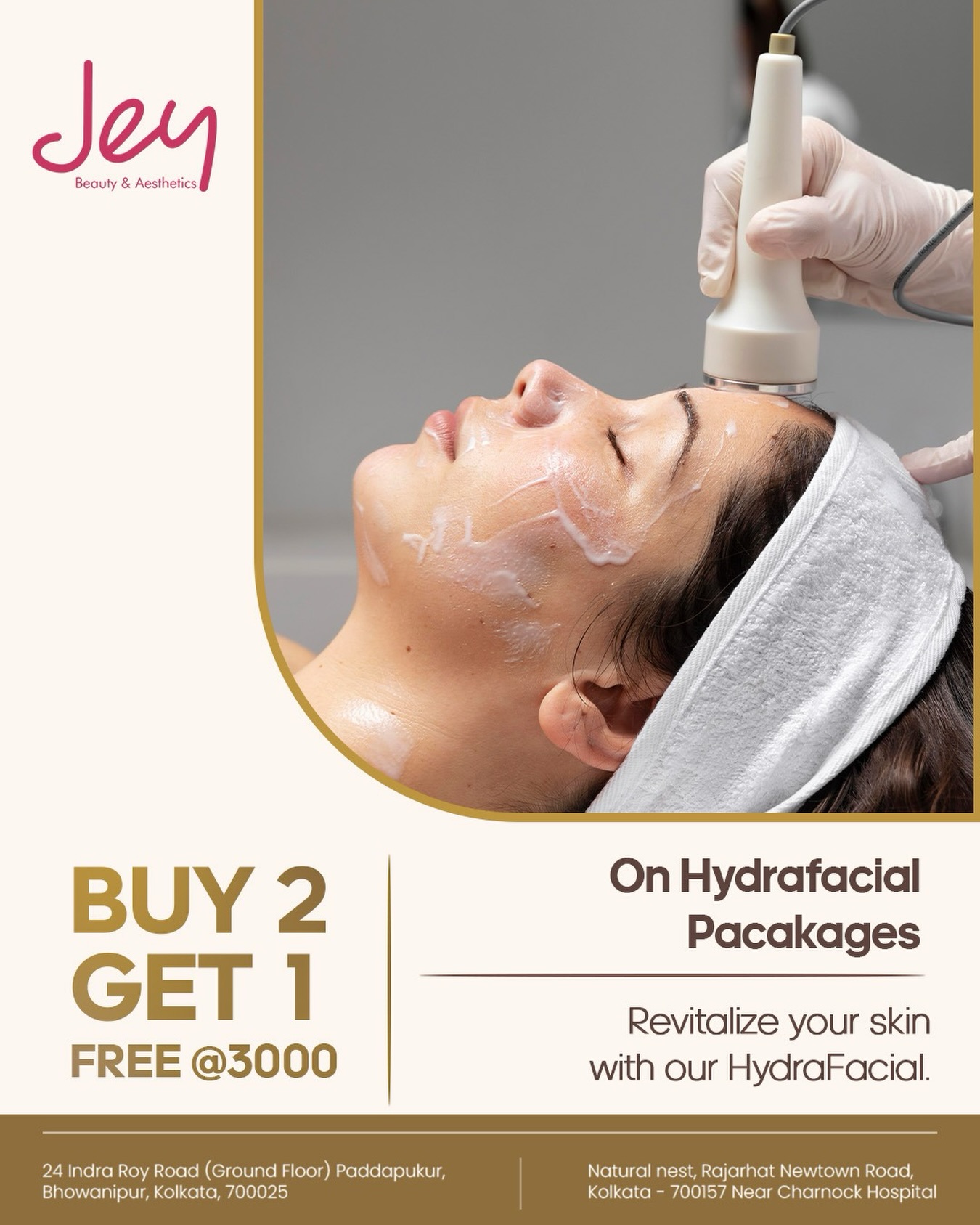 Jey Beauty & Aesthetics Facebook ad