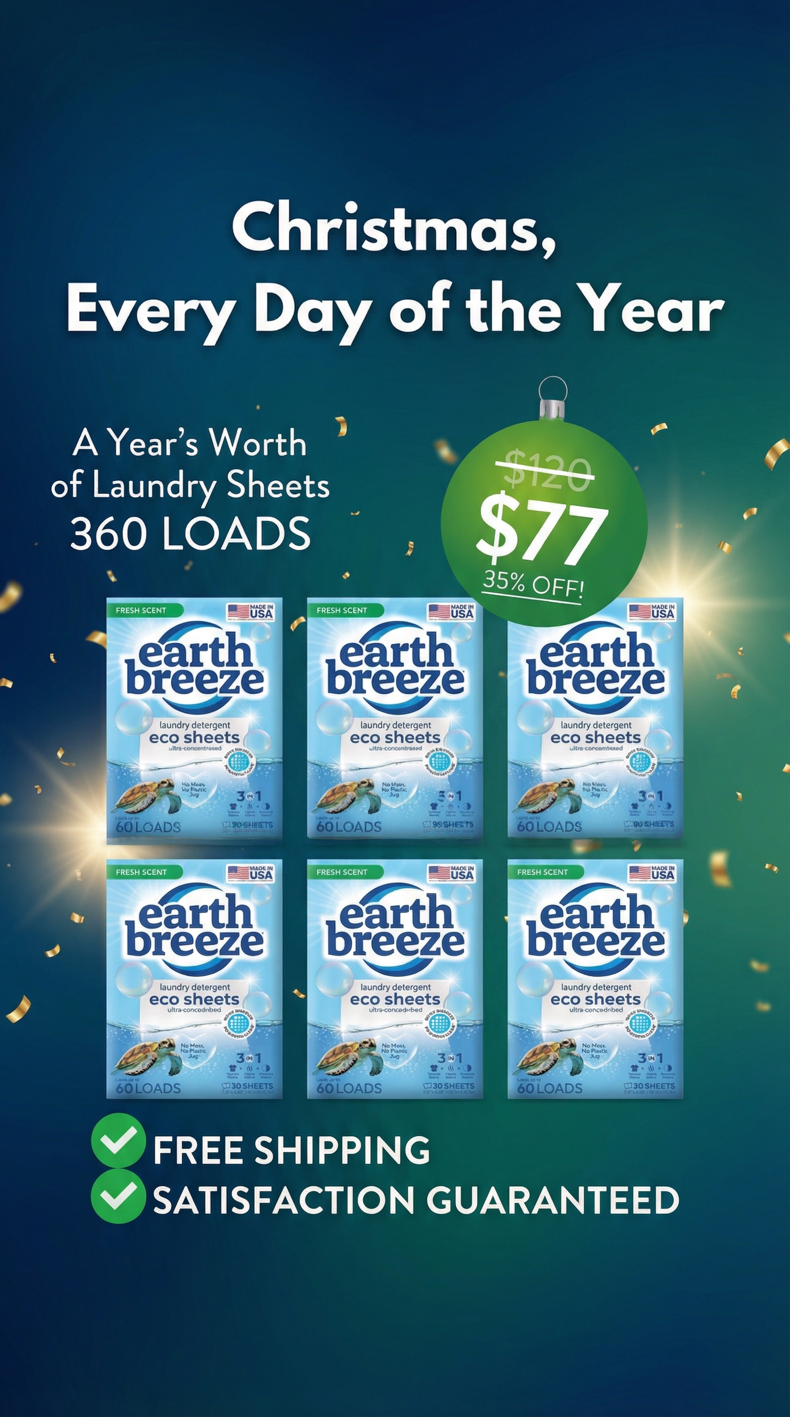 Earth Breeze Facebook ad
