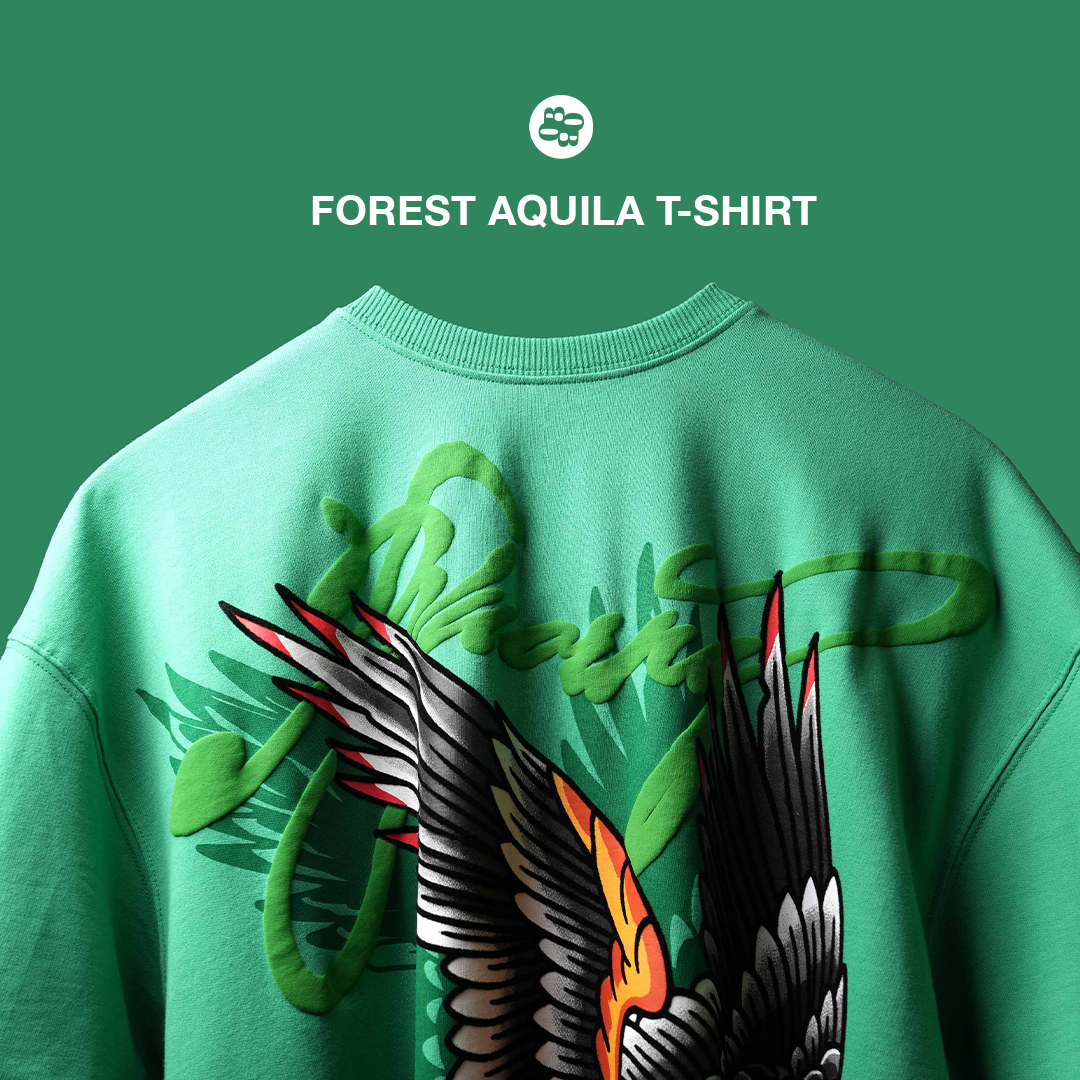 Bluorng Facebook ad: Forest Aquila T-Shirt