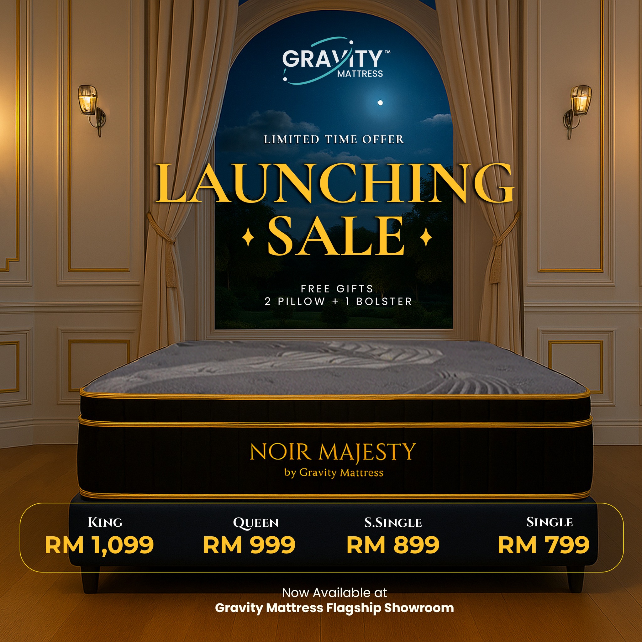 Gravity Mattress Facebook ad from Jul 10, 2025