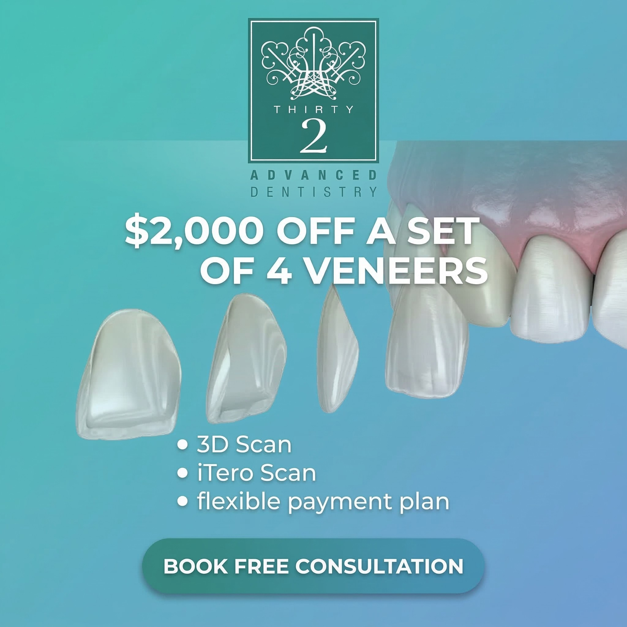 Thirty-2 Advanced Dentistry Facebook ad