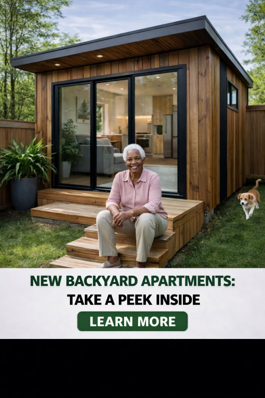 Smart Finds Facebook ad: Modern Backyard Apartments