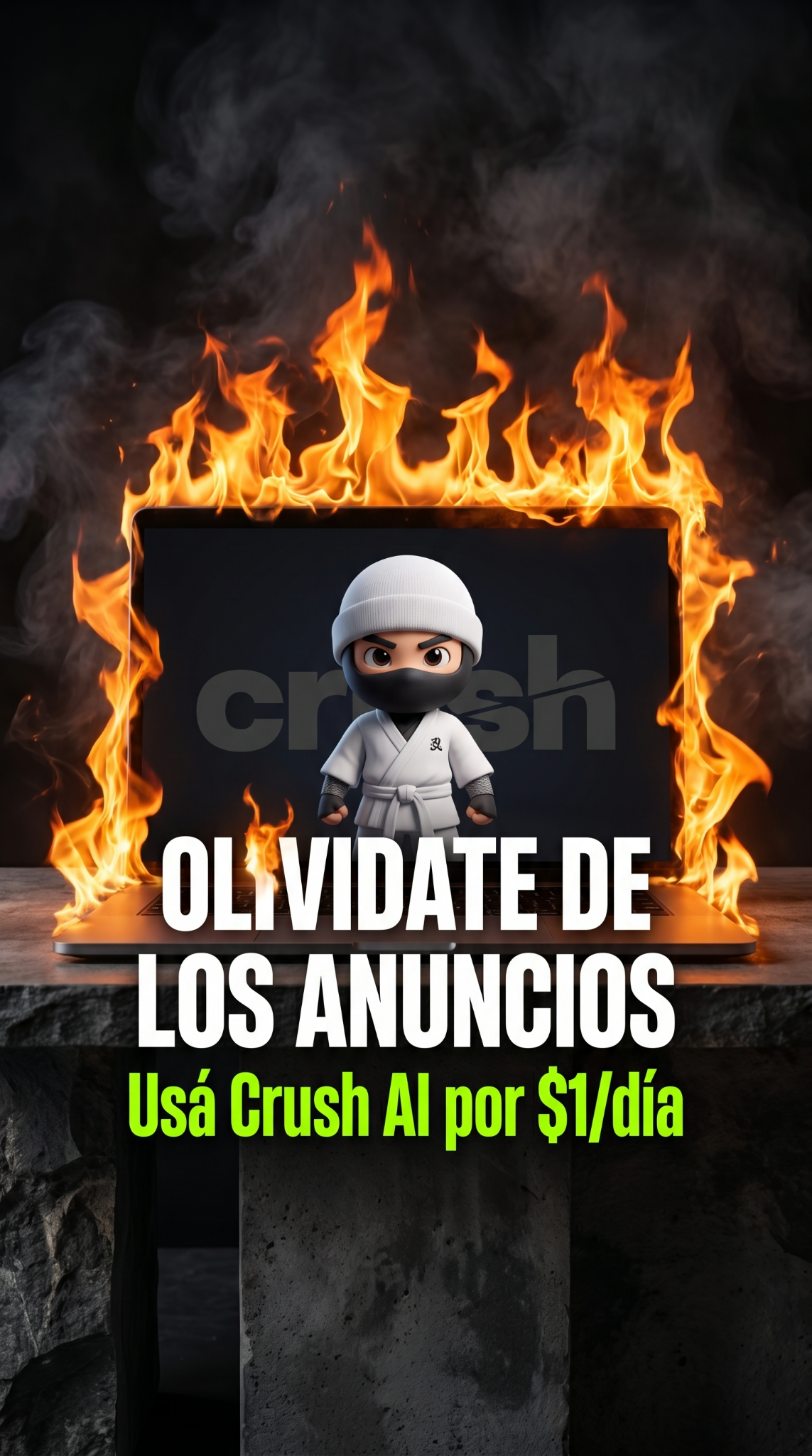trycrush.ai Facebook ad