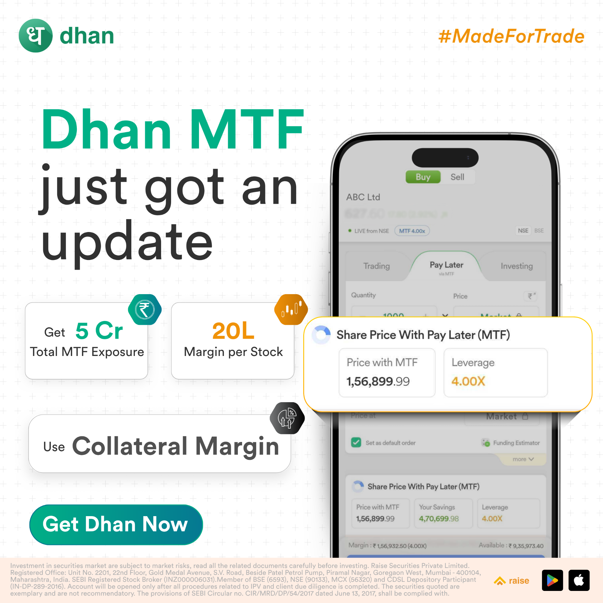 Dhan Facebook ad