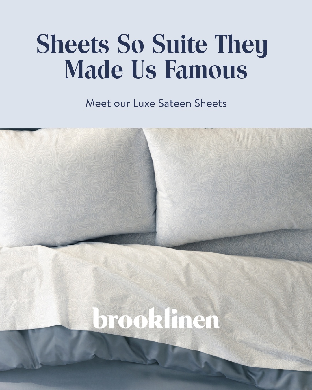 Brooklinen Facebook ad