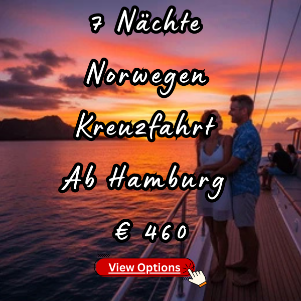 Online Deals Facebook ad: 7 Nächte Norwegen Kreuzfahrt ab Hamburg € 460