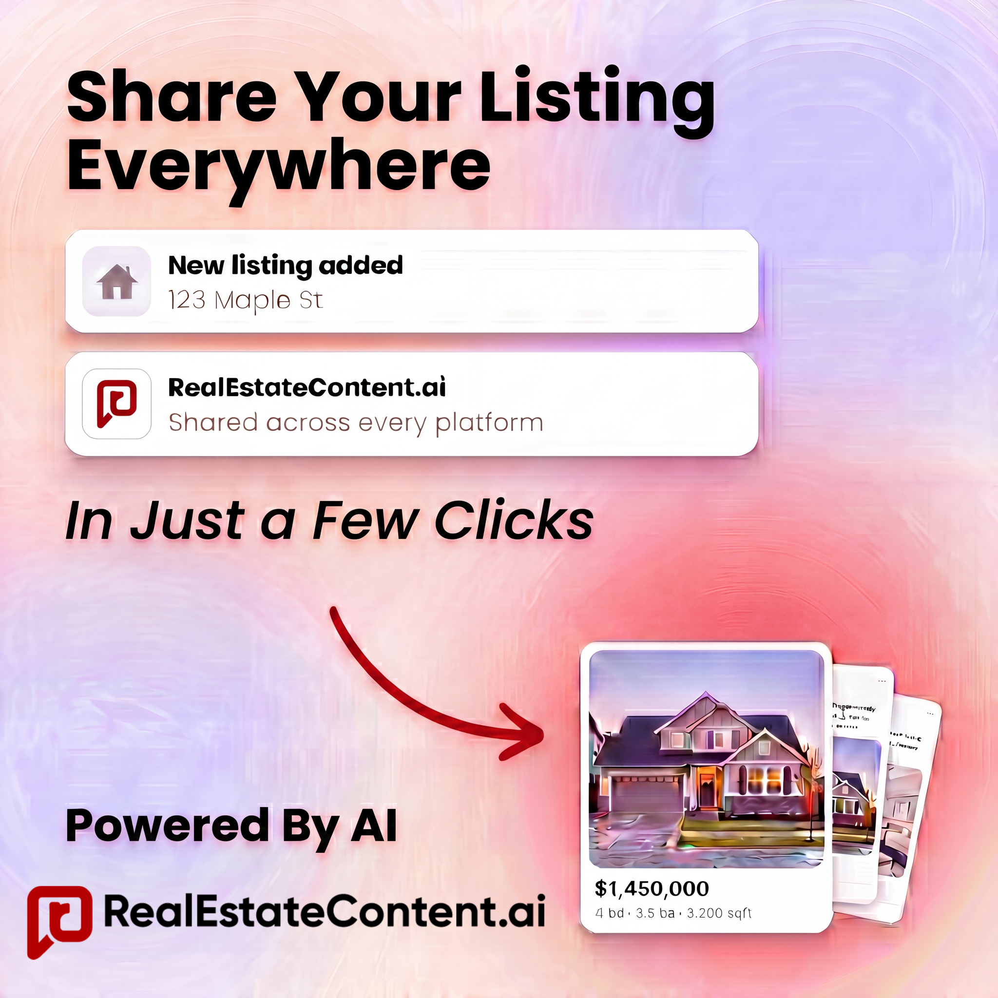 RealEstateContent.ai Facebook ad