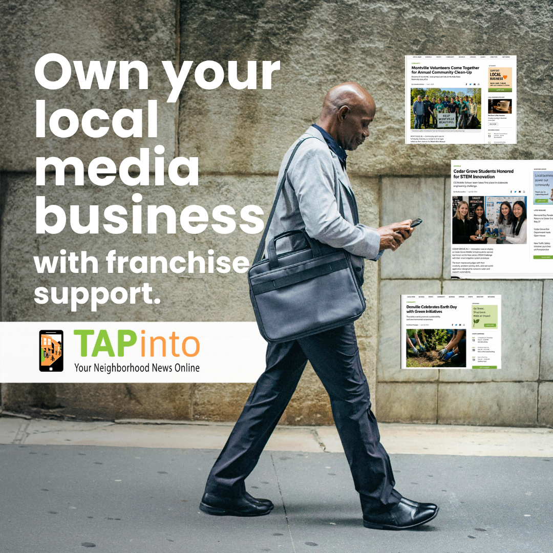 TAPinto Facebook ad: Schedule Your Intro Call to Get Started
