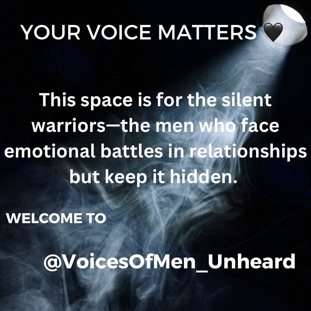 voicesofmen_unheard Facebook ad: Here, we speak the unspoken, acknowledge the unnoticed…