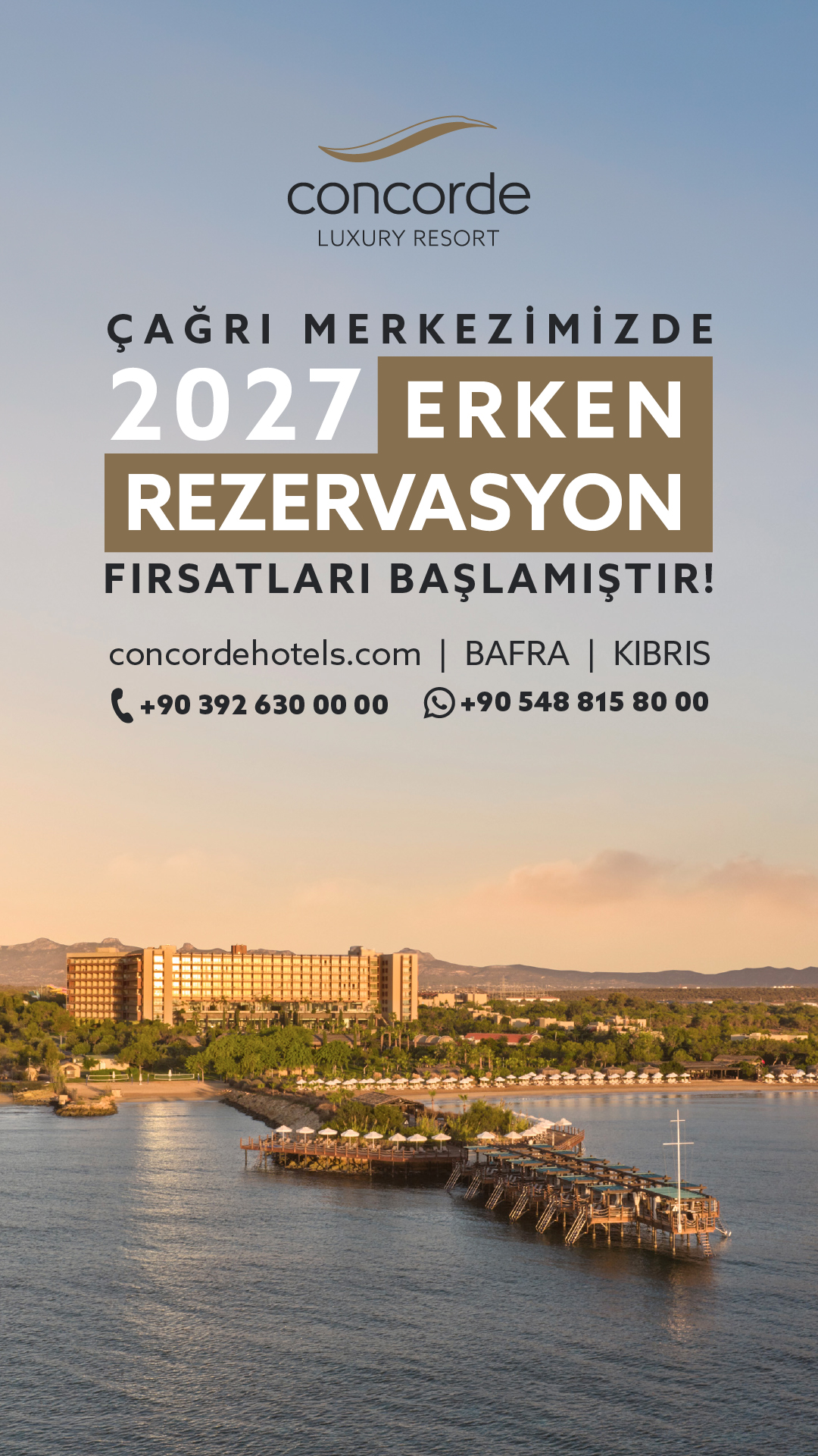Concorde Luxury Resort Facebook ad