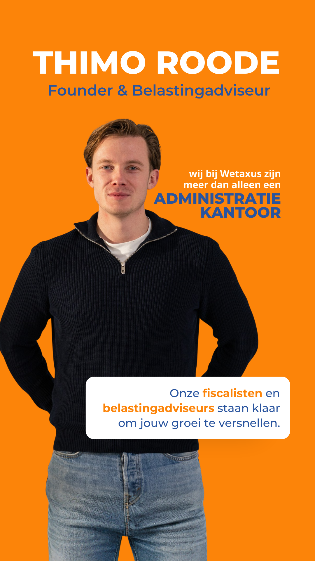 Administratiekantoor Wetaxus Facebook ad: Klinkt goed? Laten we kennismaken
