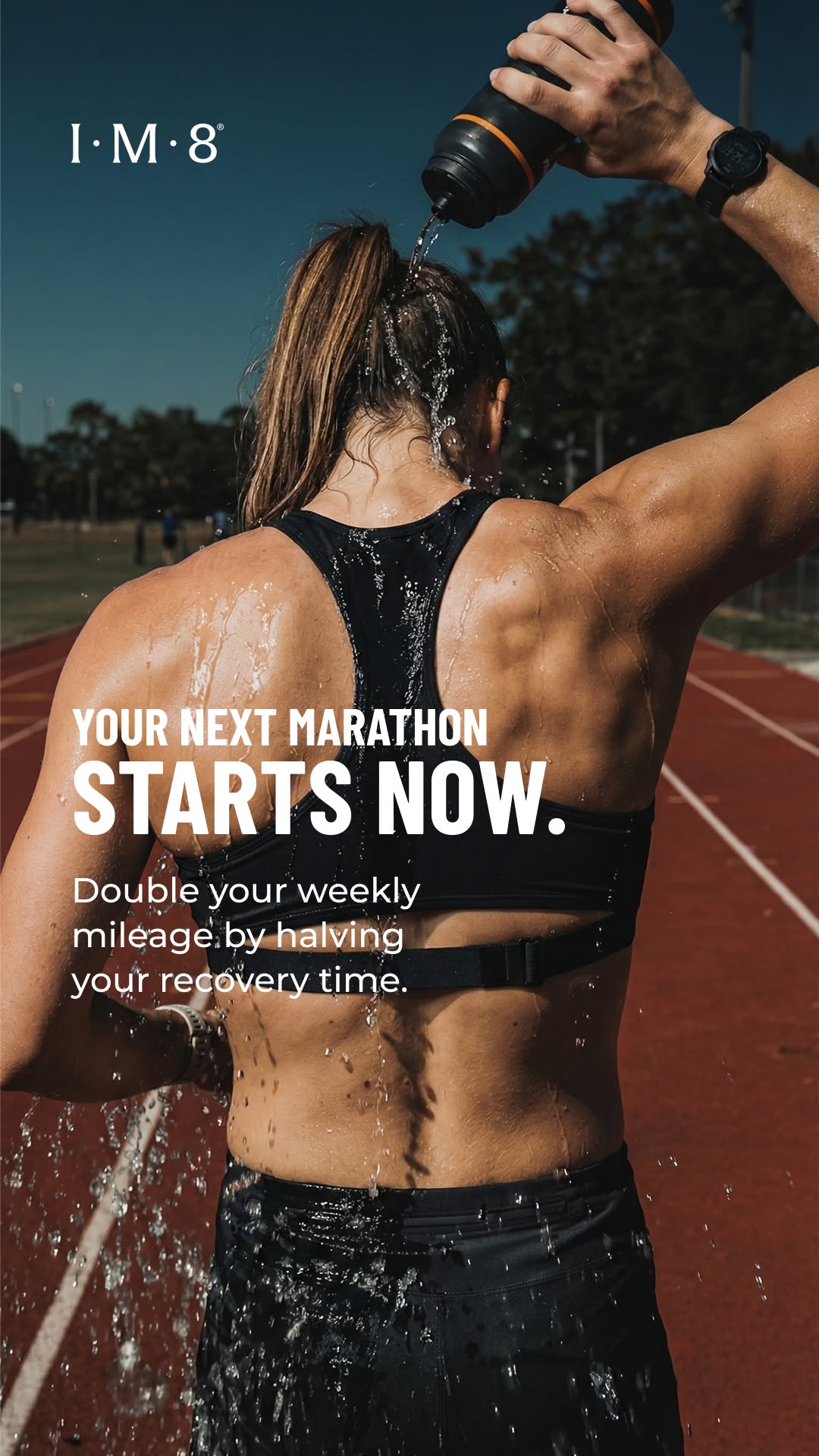 IM8 Facebook ad: Strength and Confidence in Every Session