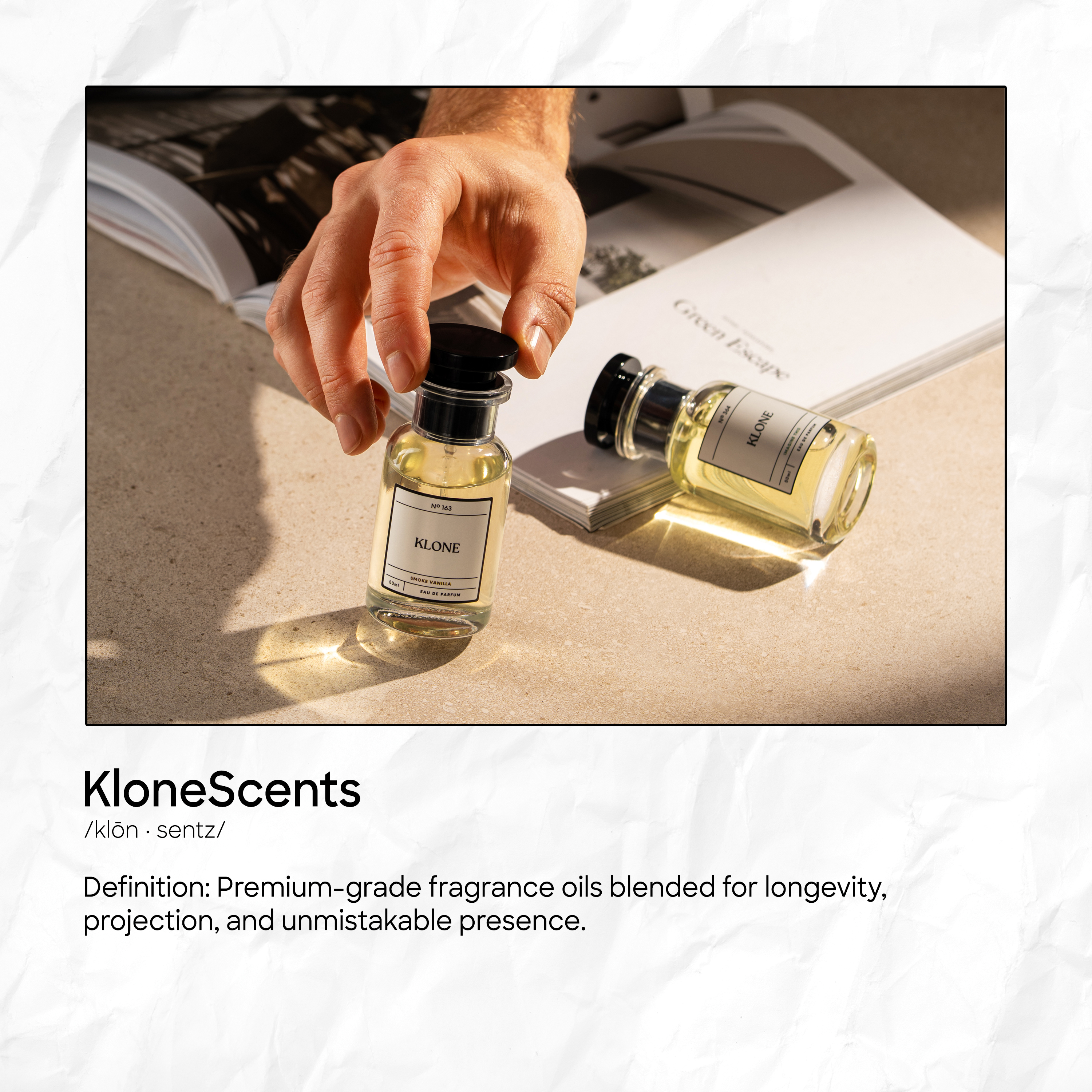 Klone Scents Facebook ad