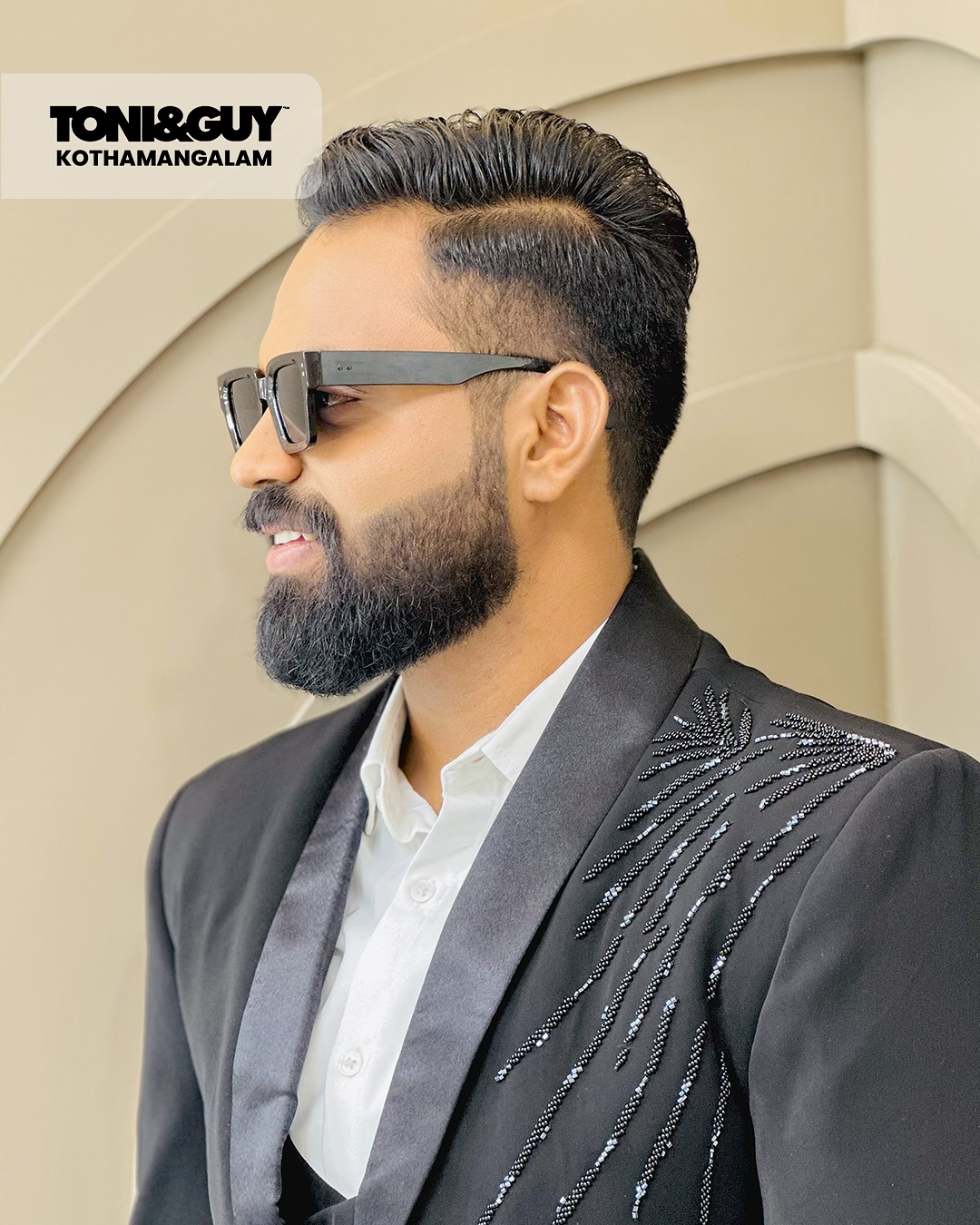 Toni and Guy Kothamangalam Facebook ad: The groom has arrived with elegance, charm, and…