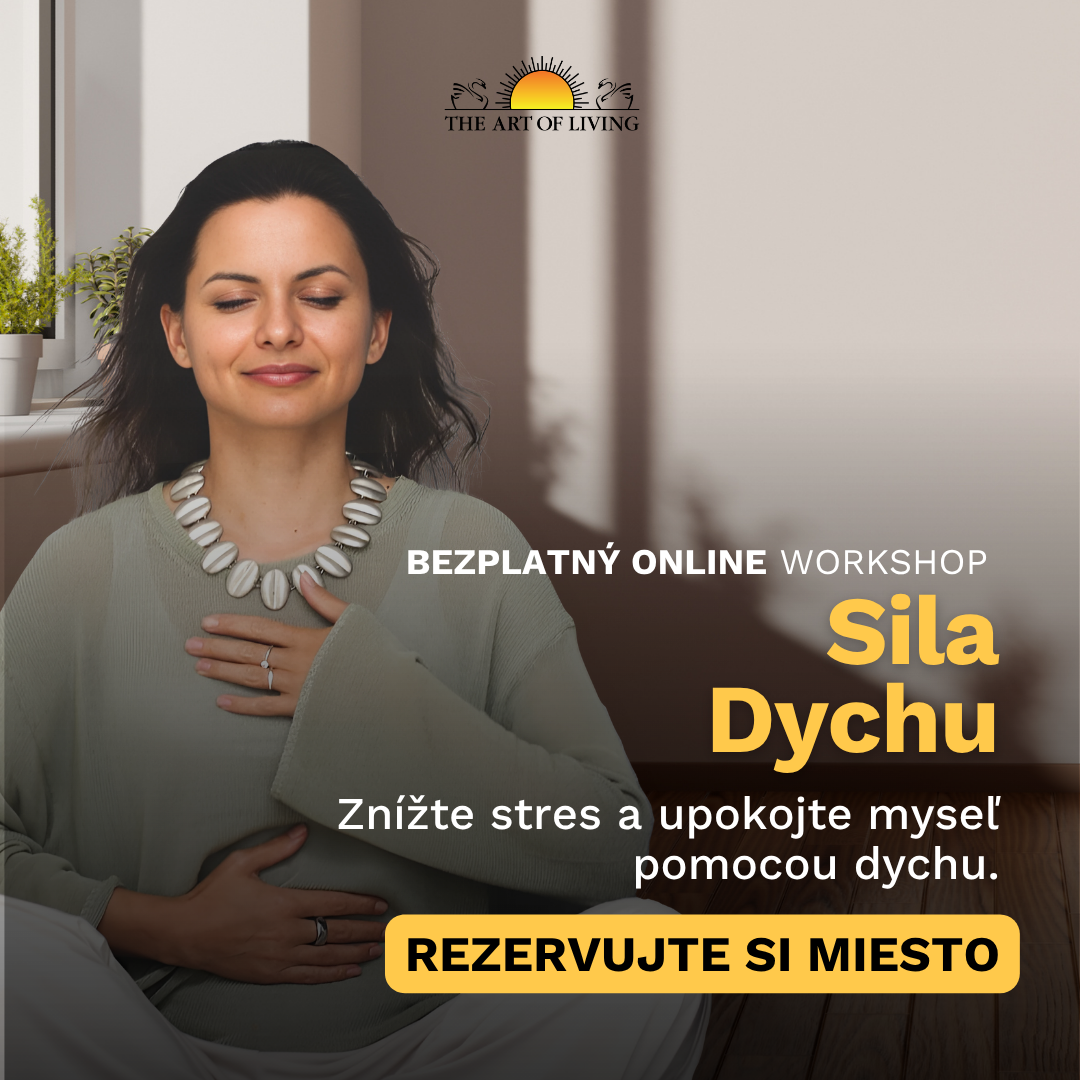 Art of Living Europe Facebook ad: Bezplatný workshop na Slovensku