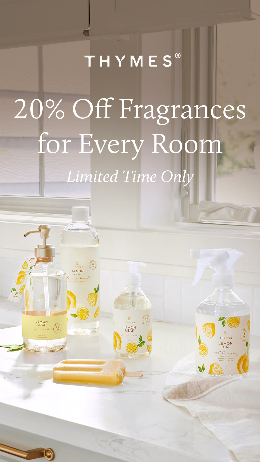 Thymes Facebook ad