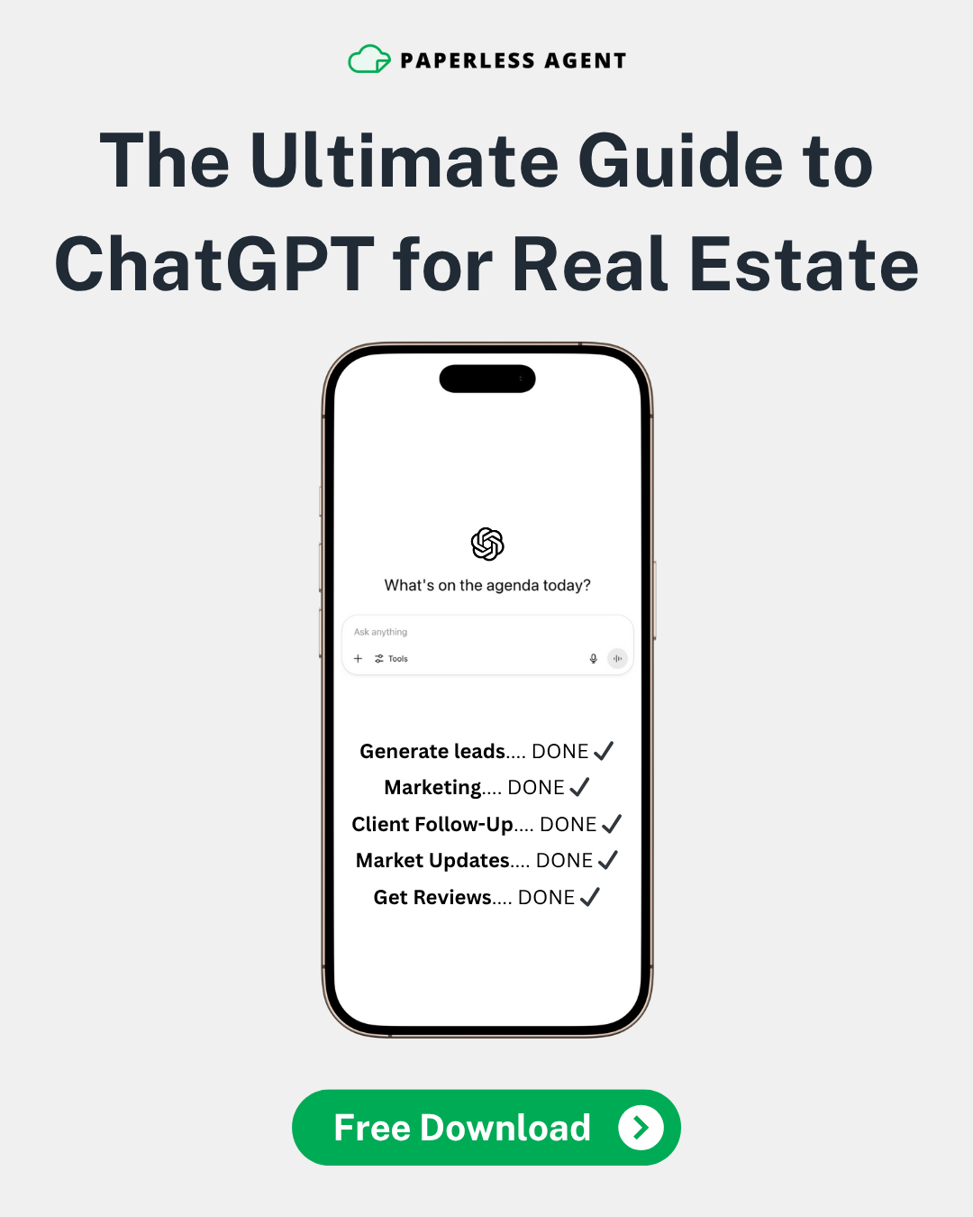 The Paperless Agent Facebook ad