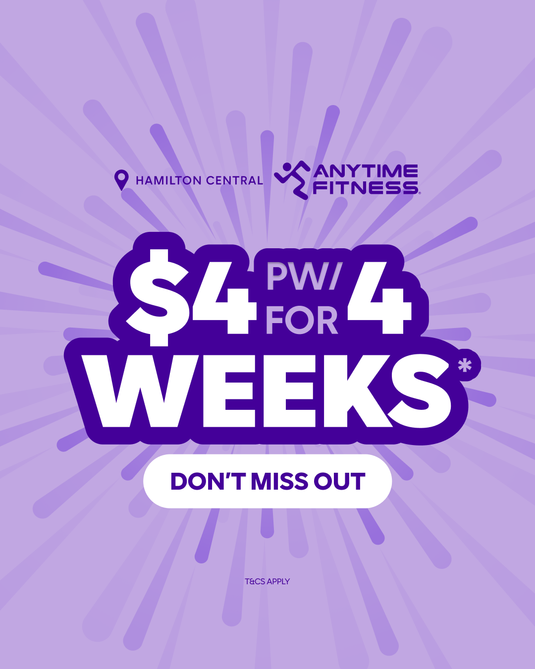 Anytime Fitness Hamilton NZ Facebook ad
