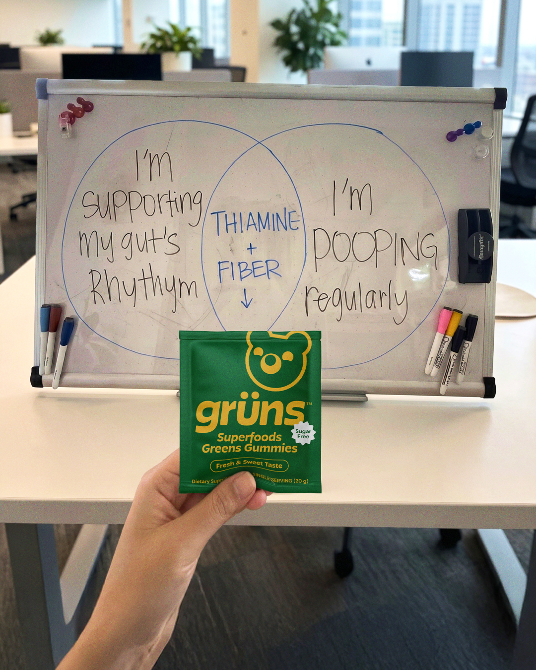 Grüns Facebook ad