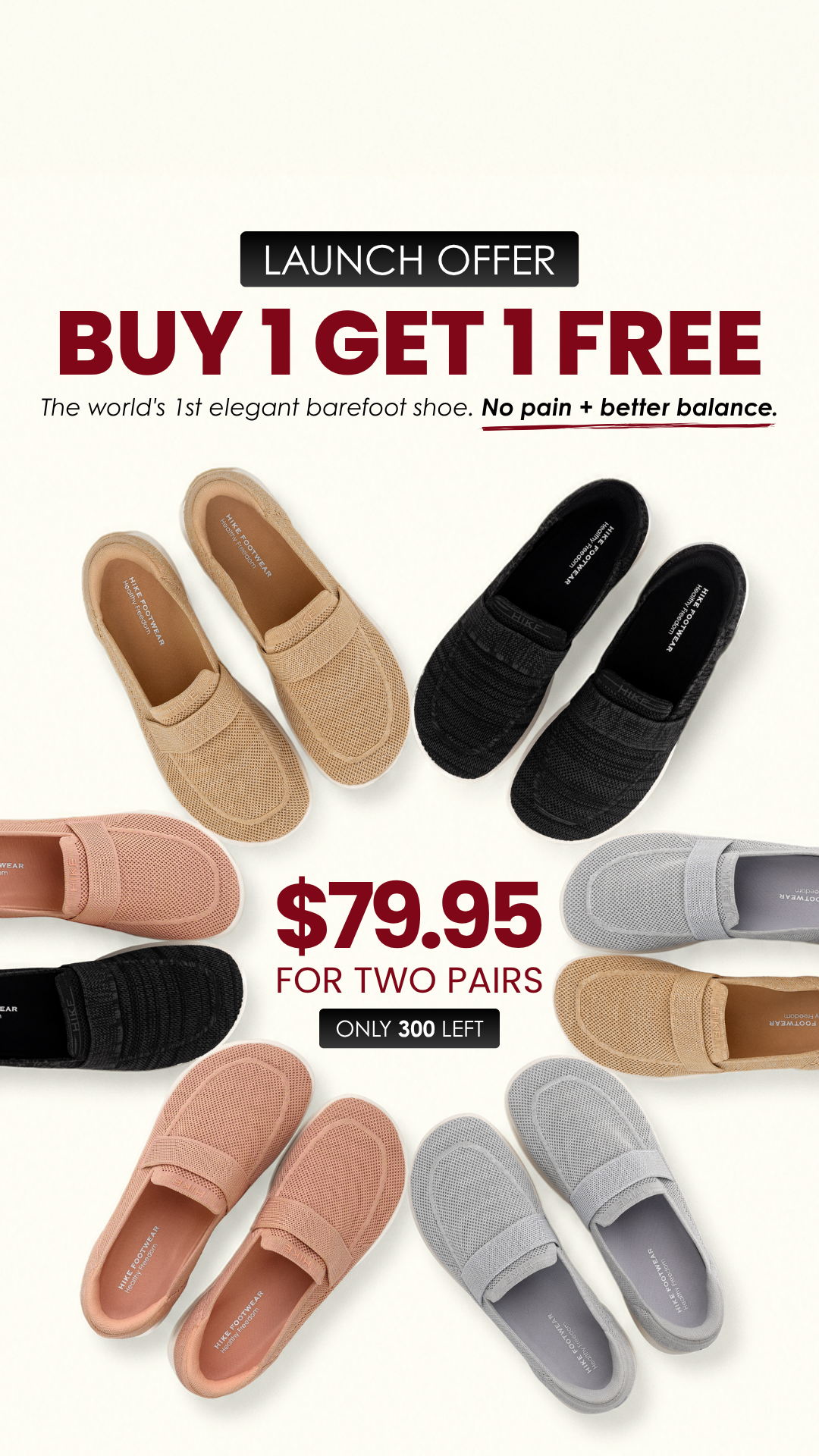 HIKE Footwear Facebook ad