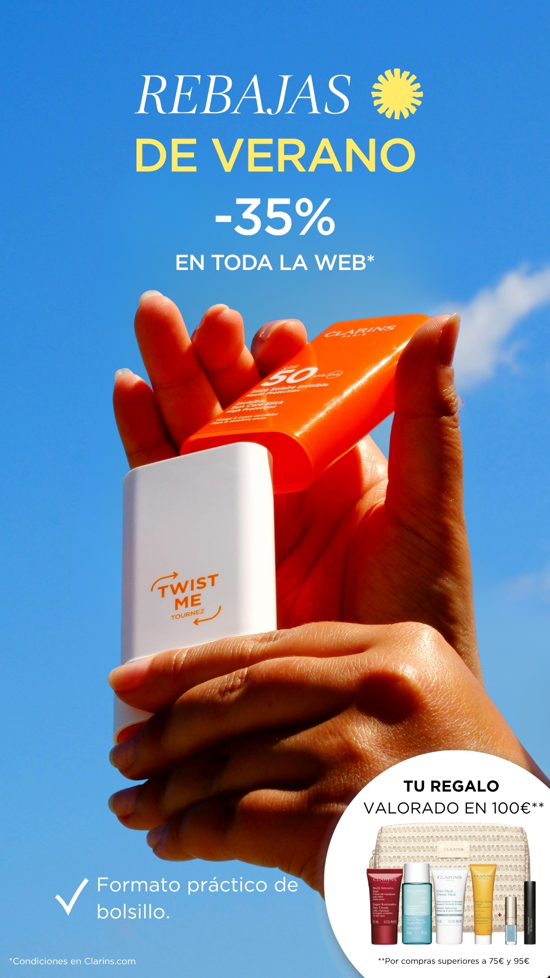 Clarins Facebook ad