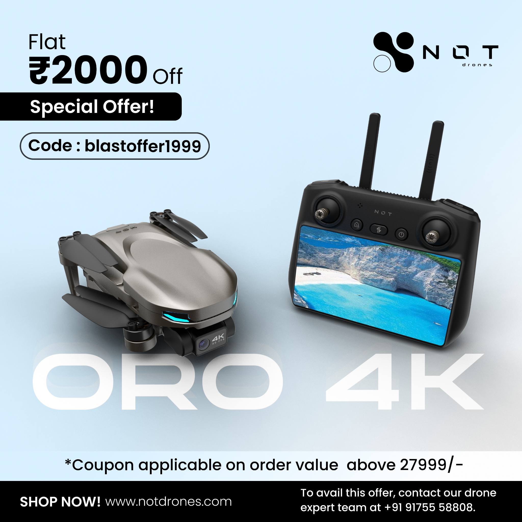 NOT Drones Facebook ad from Jun 19, 2026