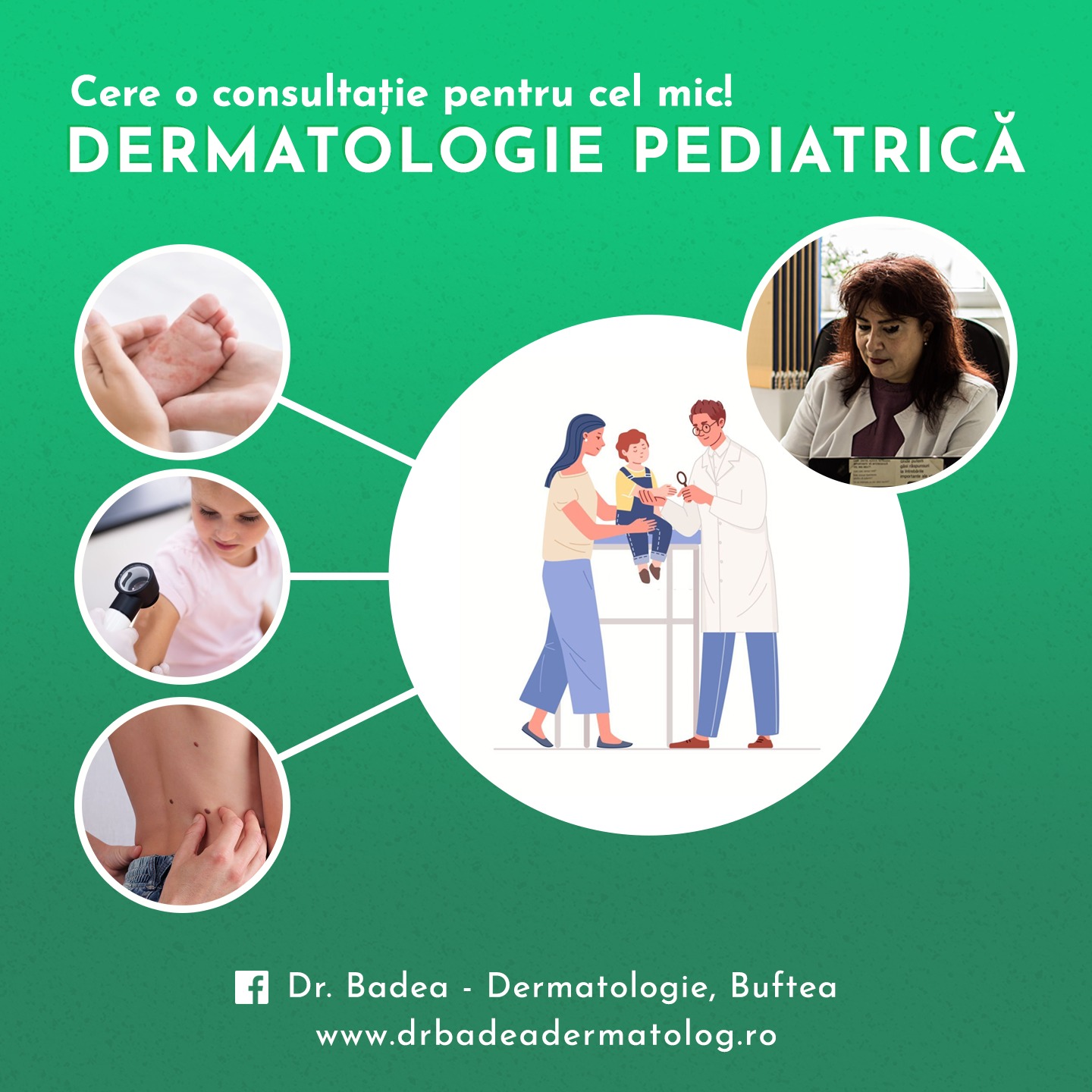 Dr. Badea - Dermatologie, Buftea Facebook ad