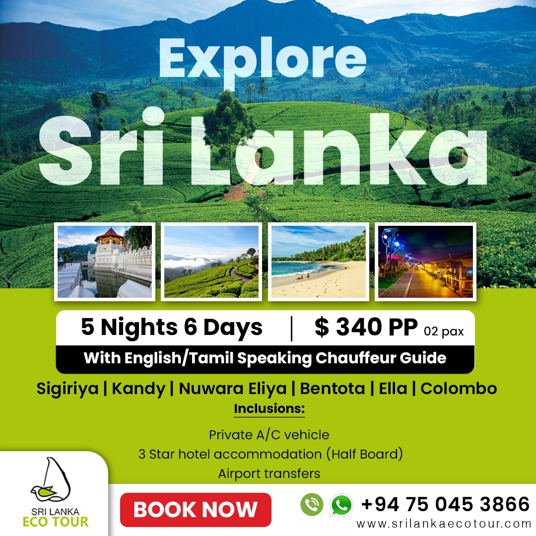 Sri lanka eco tour Facebook ad: Sri Lanka Tour Packages