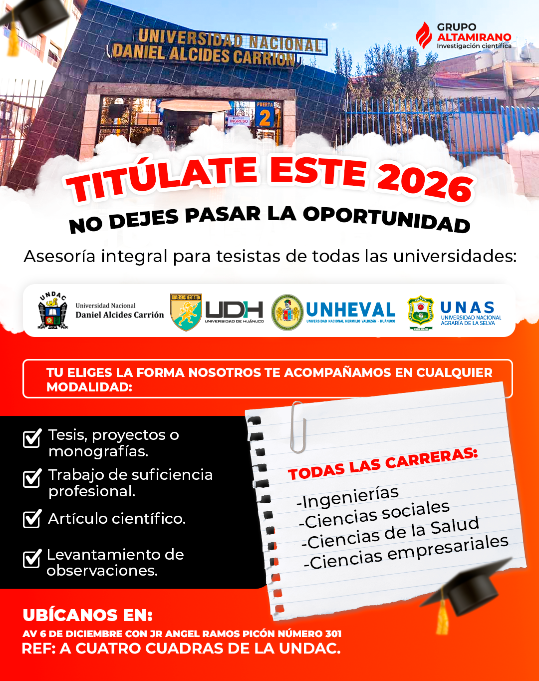 Grupo Altamirano Facebook ad