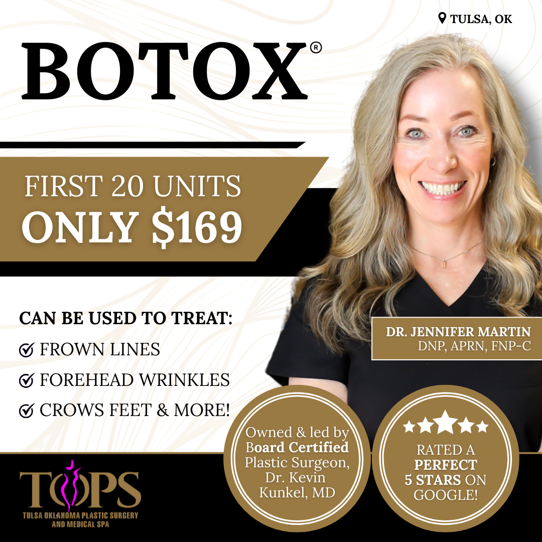 Tulsa Oklahoma Plastic Surgery/TOPS Medical Spa Facebook ad