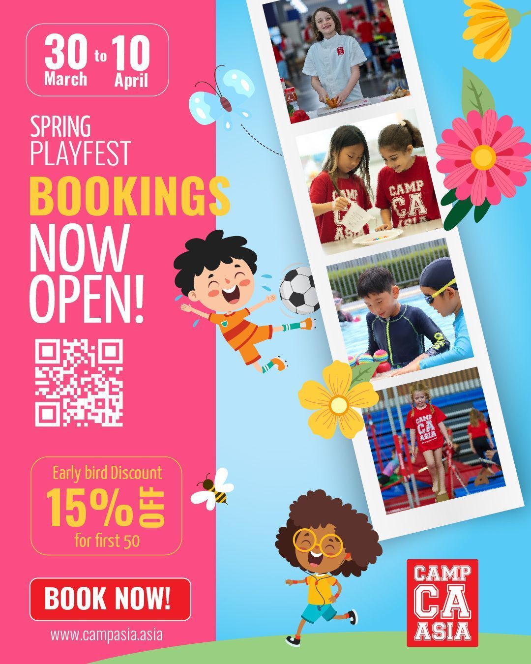 Camp Asia Facebook ad
