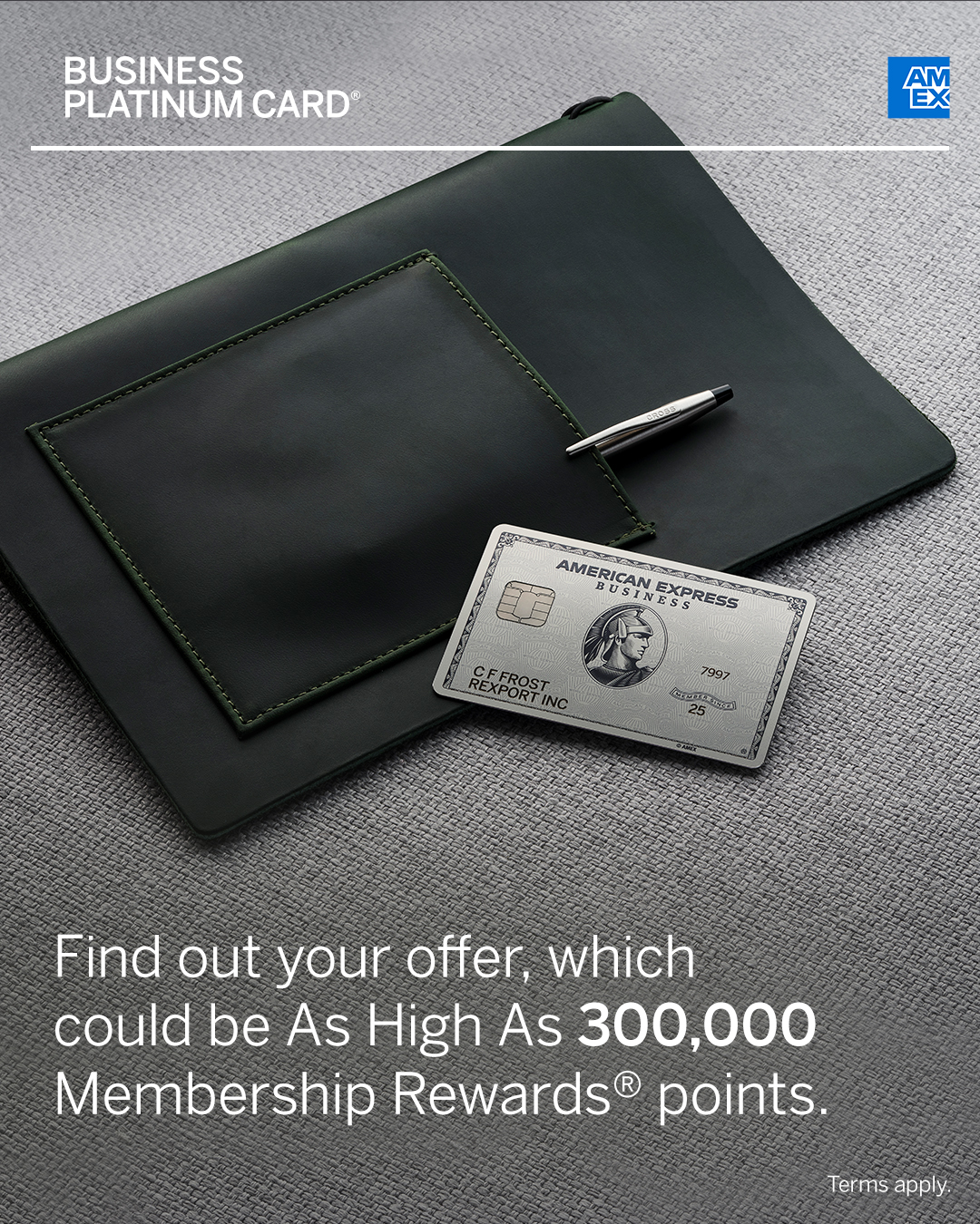 American Express Business Facebook ad