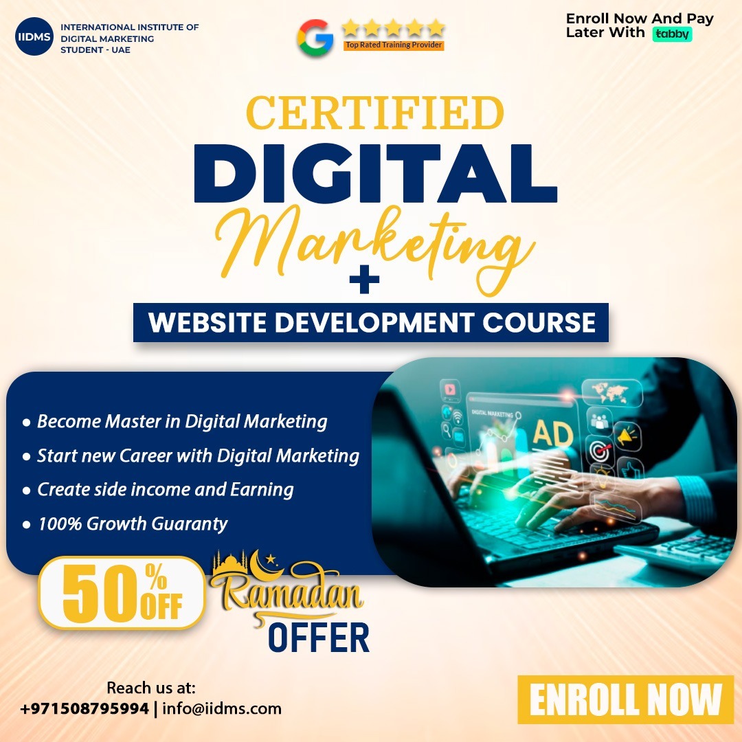 IIDMS - International Institute of Digital Marketing Studies Facebook ad