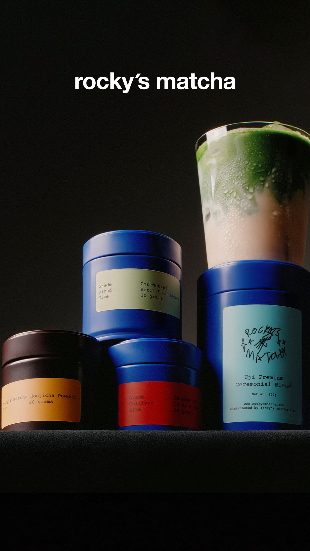 Rocky's Matcha Facebook ad