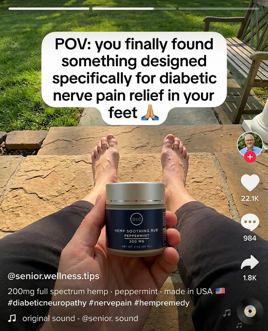 Diabetic Sock Club Facebook ad