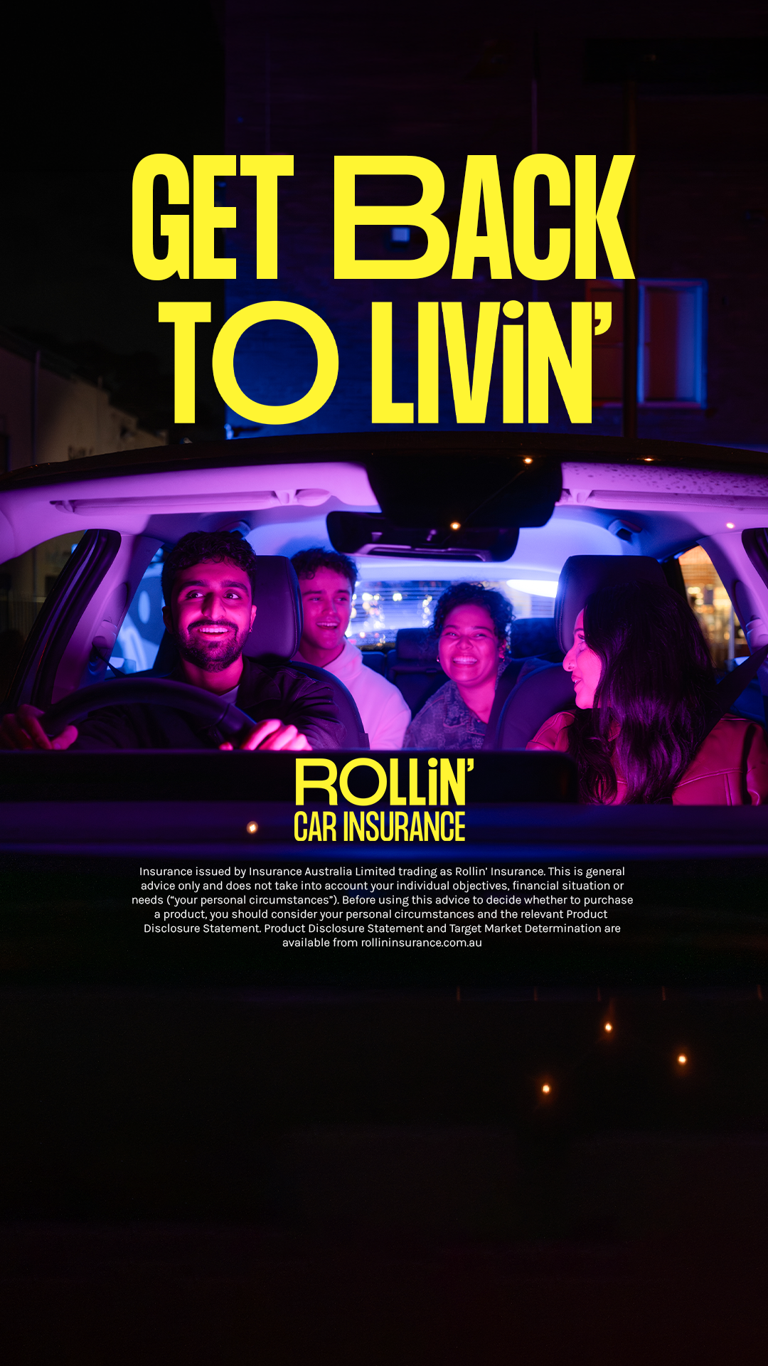 ROLLiN Insurance Facebook ad from Jul 6, 2026
