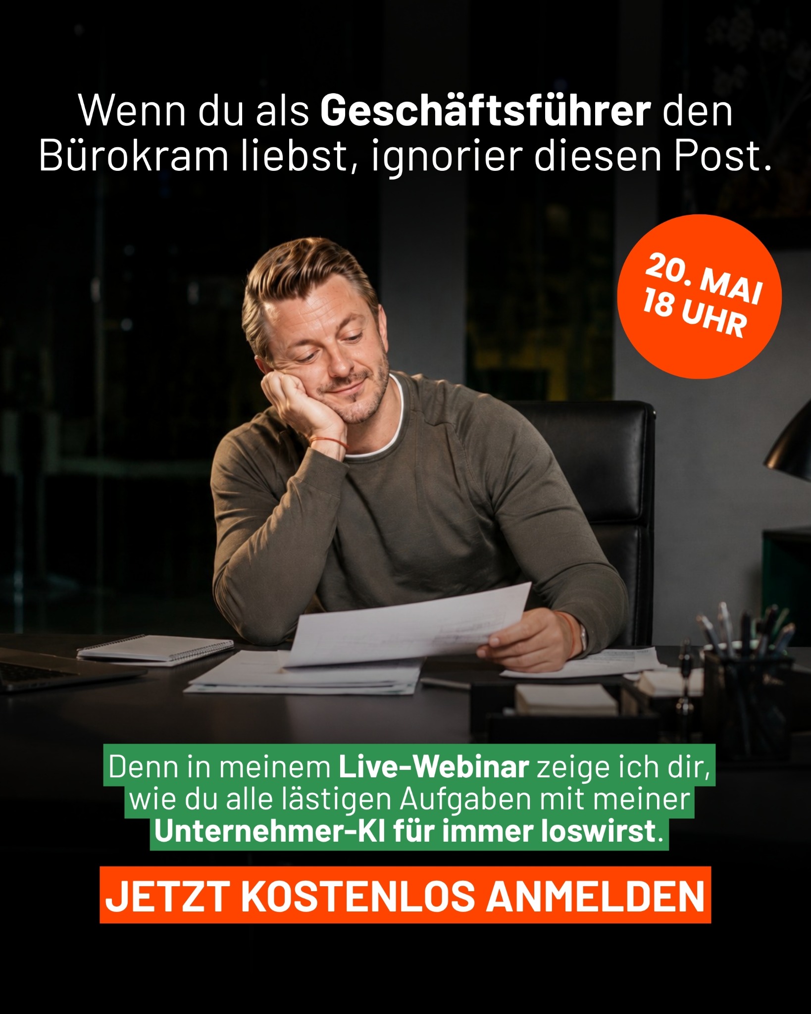 Matthias Aumann Facebook ad