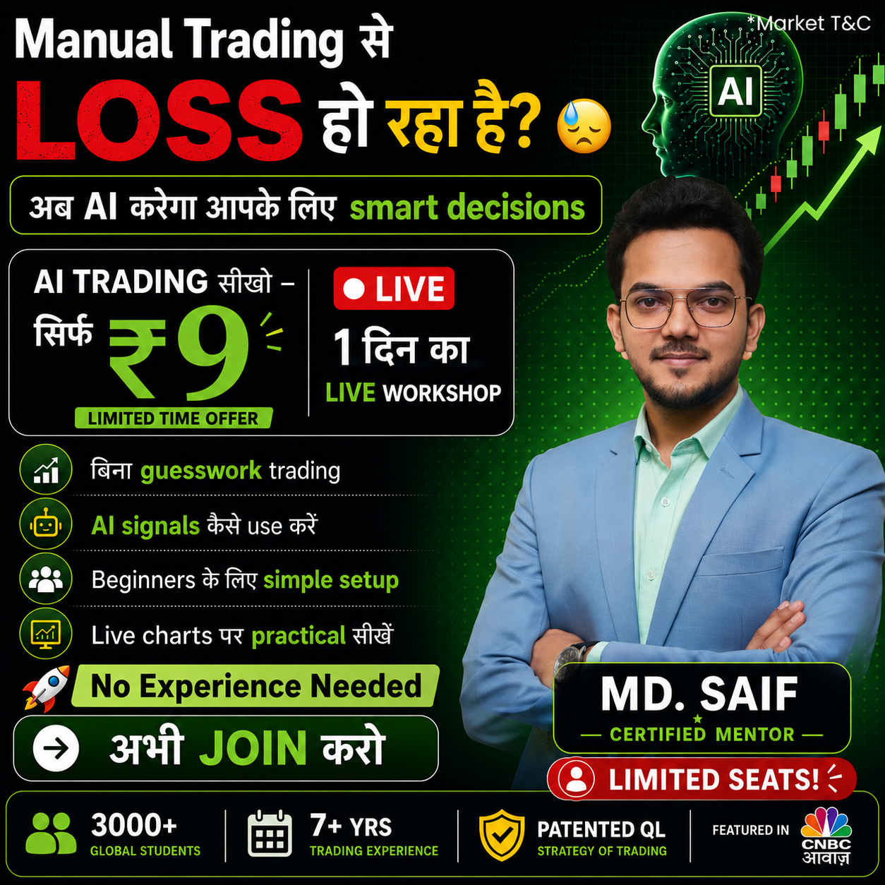 Tradewithsaif Facebook ad