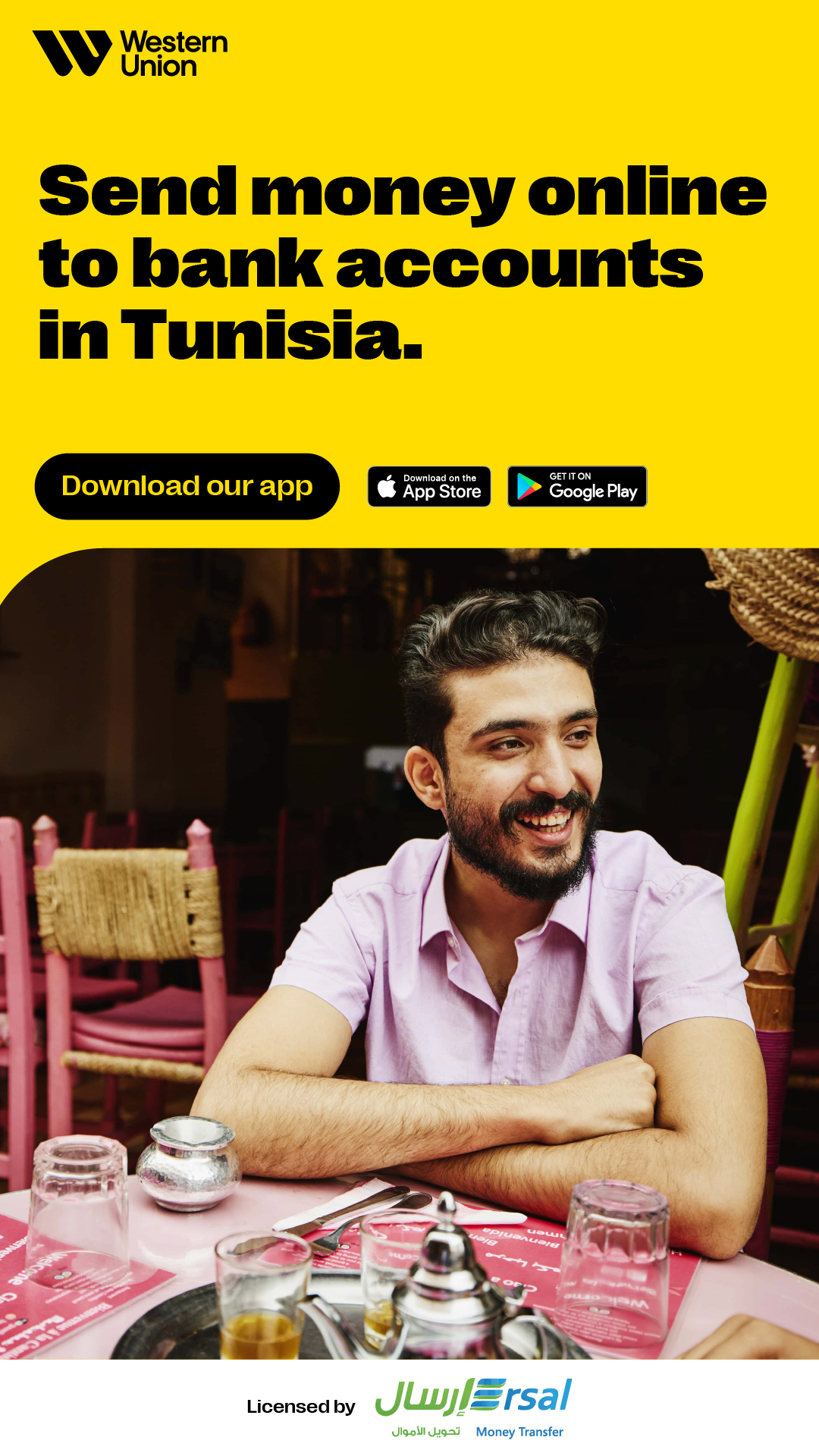 Western Union Facebook ad