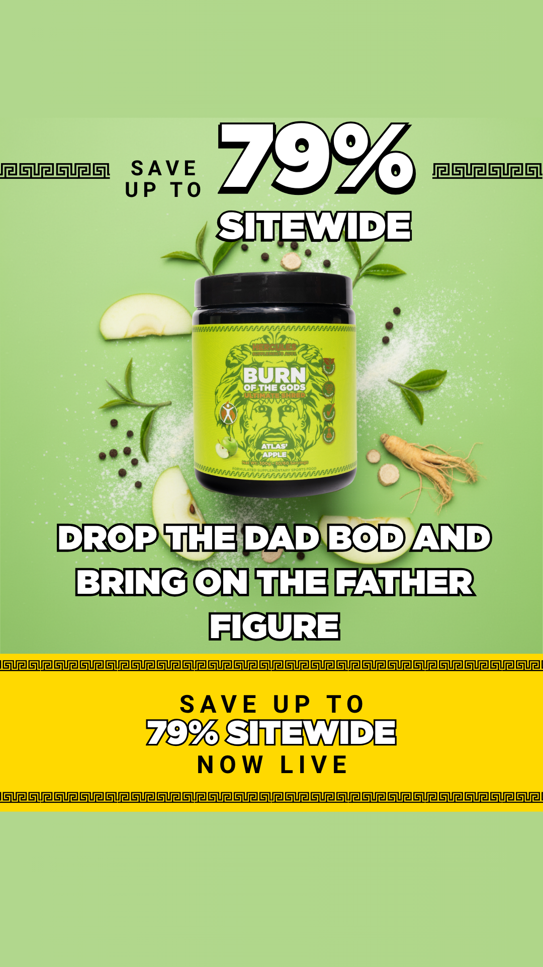 Hercules Supplements Aust Facebook ad